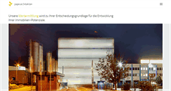 Desktop Screenshot of pape-architekten.de